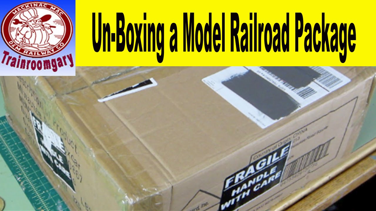 Un-boxing a Model Railroad Package