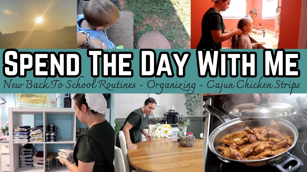 A Day In The Life Of A Mennonite Mom Of Three, Cooking and Organizing
