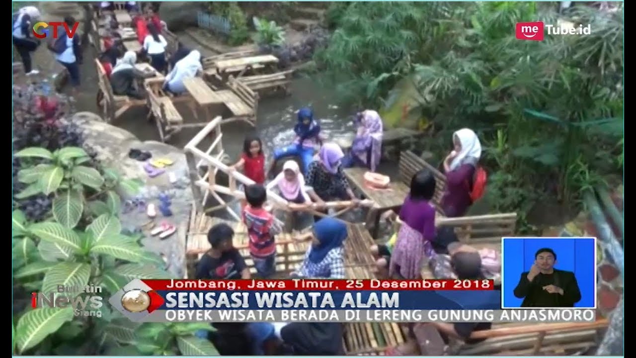 Nikmati Sensasi Kuliner Dipadu dengan Alam di Taman Sungai Lereng Gunung Anjasmoro - BIS 26/12