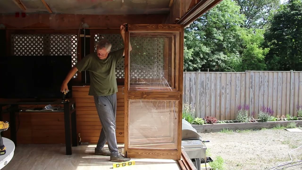 DIY How to Make Panoramic Patio Door 192