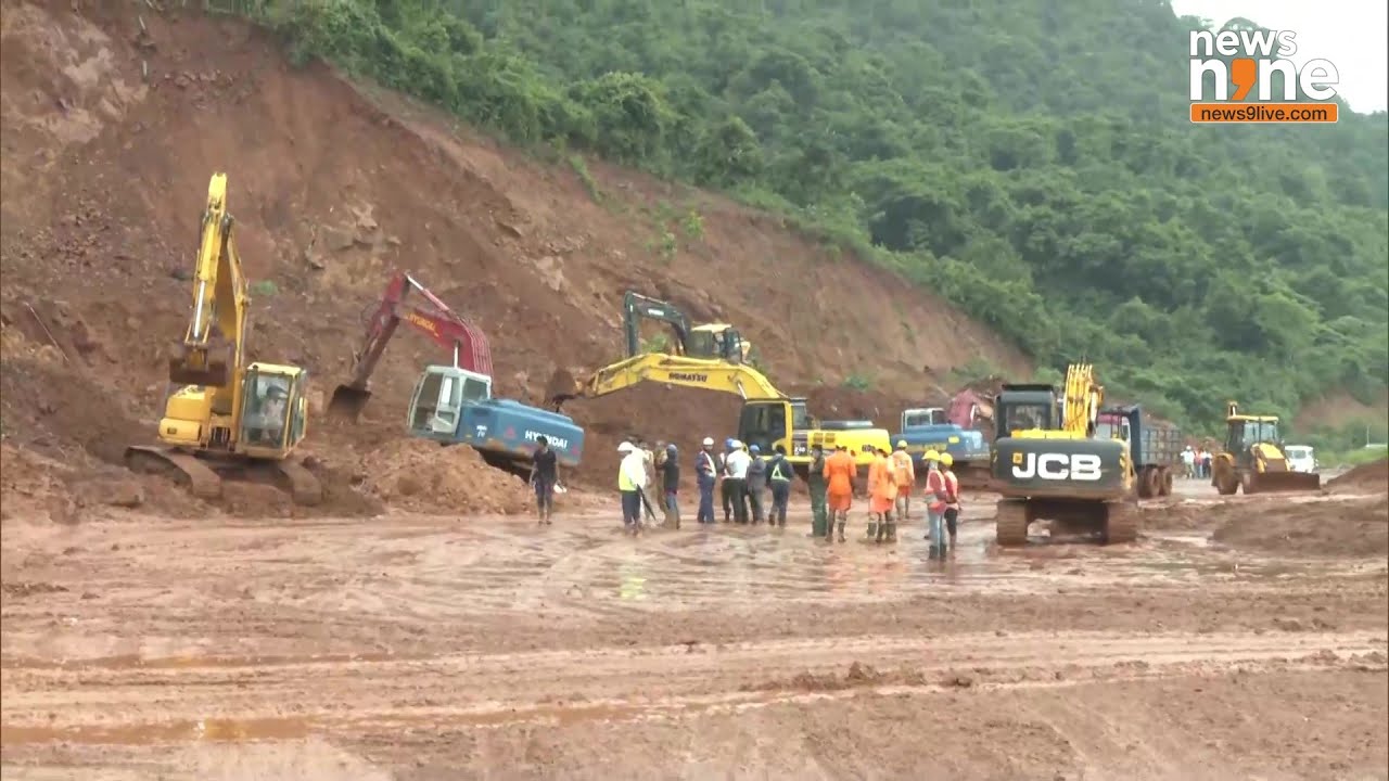 Karnataka:: Restoration Work Underway After Massive Landslide on NH 66 in Uttara Kannada | News9
