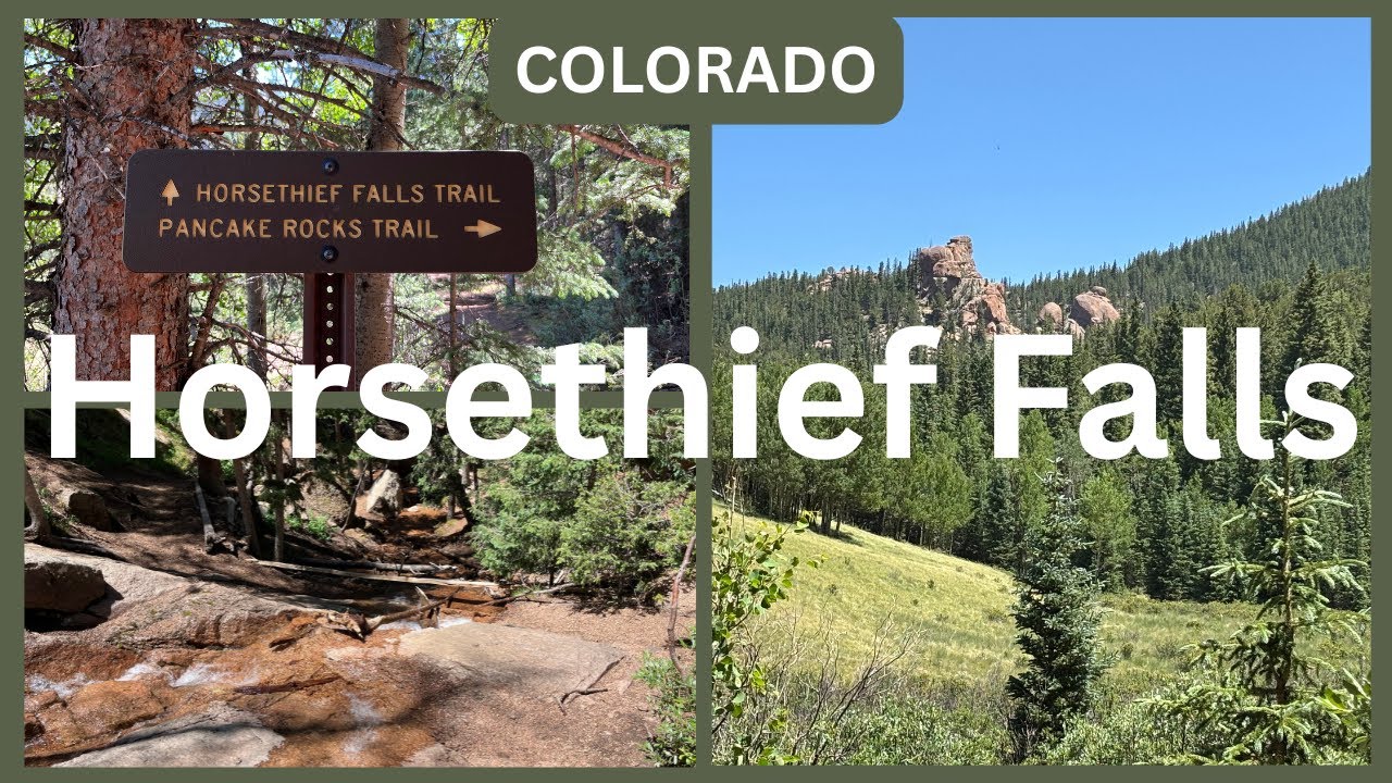 Discover Horsethief Falls -  A short forest hike to a waterfall 🥾 near Cripple Creek, Colorado