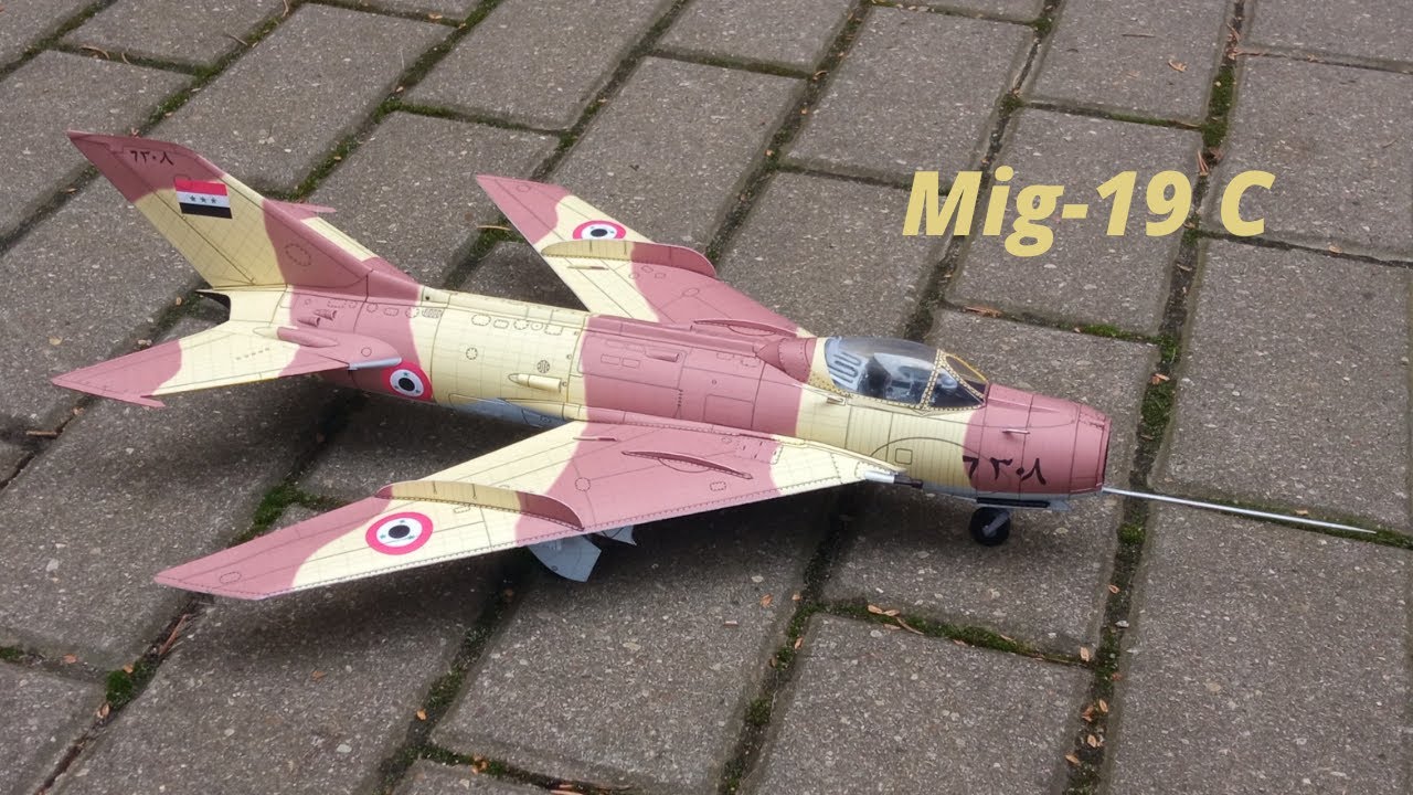 Model kartonowy - Mig-19 C ''Farmer'' - YG-model