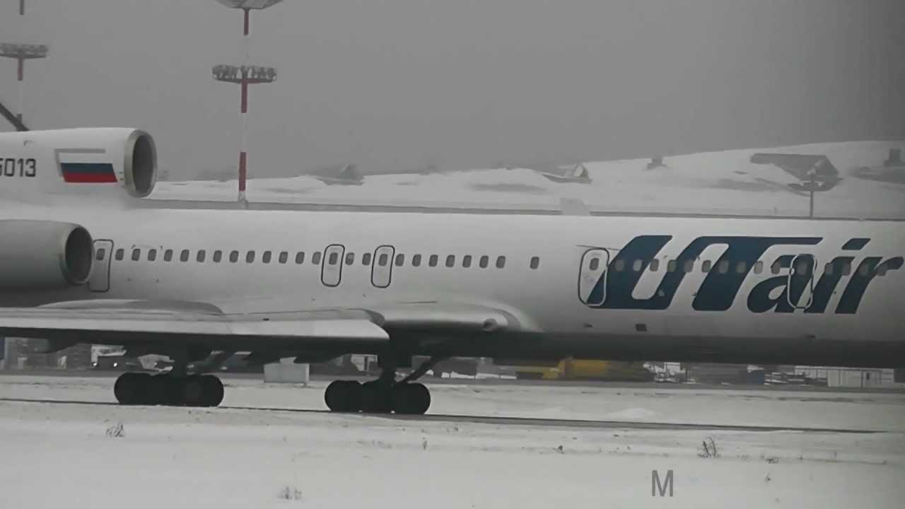Tupolev Tu-154M RA-85013 UTair take off at Vnukovo - Moscow - (UUWW / VKO)
