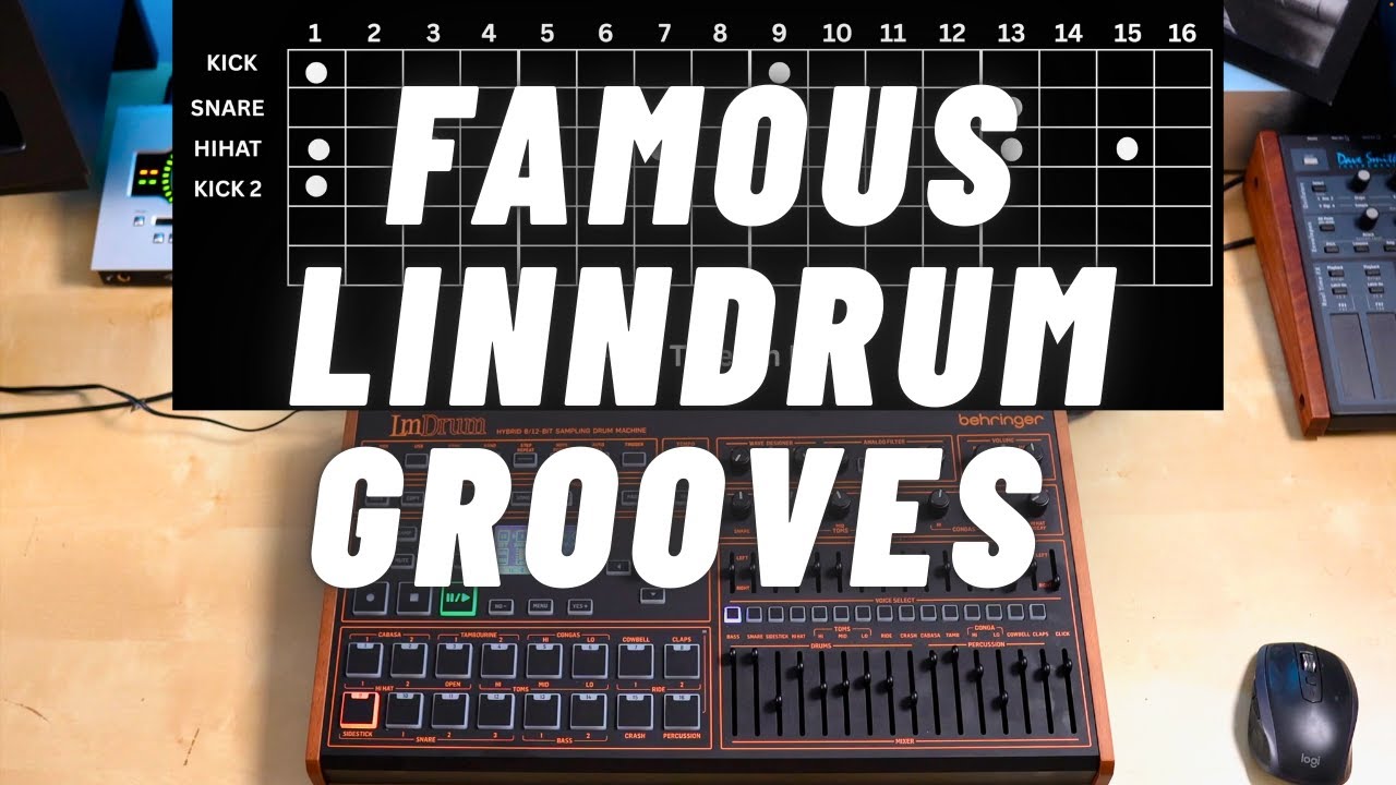 Famous LinnDrum Grooves Recreated on the Behringer LM Drum