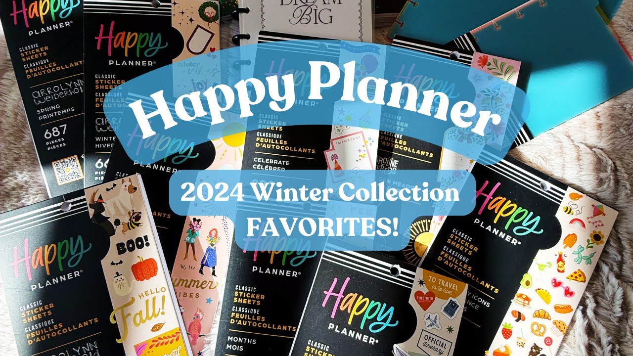 Happy Planner Winter collection 2024: My FAVORITES!