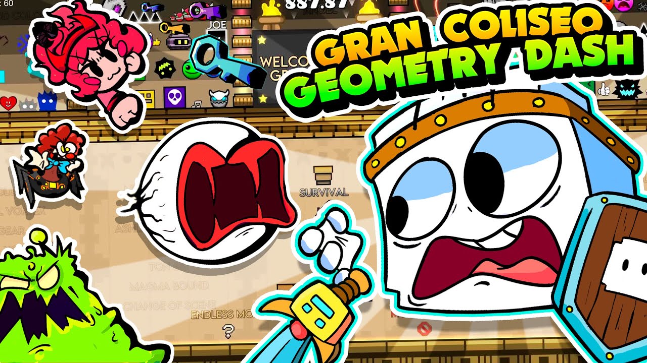 ¡EL GRAN COLISEO DE GEOMETRY DASH!