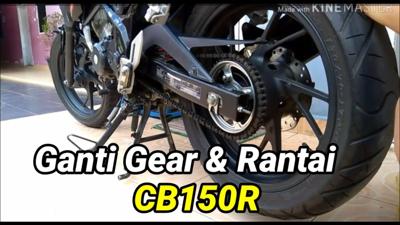 Ganti gigi tarik Honda CB150R ( replace gear Honda CB150R)
