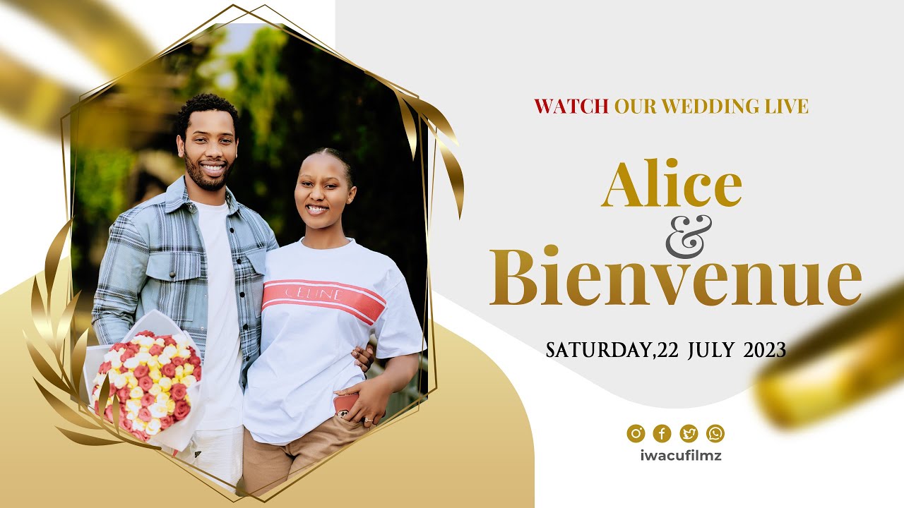 LIVE - Wedding ALICE  & BIENVENUE (22 July 2023)