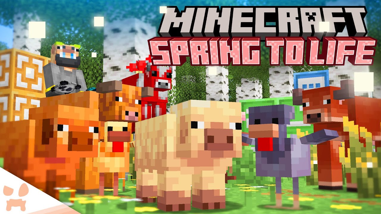 EVERYTHING IN MINECRAFT SPRING TO LIFE UPDATE - The New Overworld Overhaul