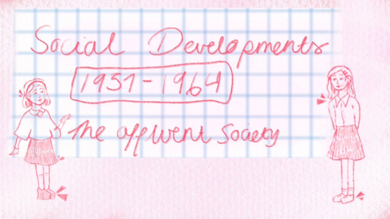 Section One: Affluent Society - Social Developments ( History A Level )