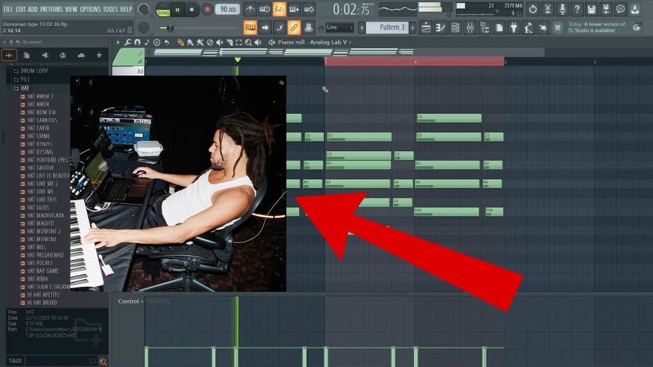 Making a J Cole Type Beat From Scratch | FL Studio Cookup