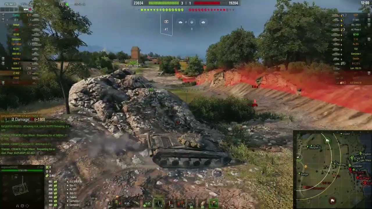Another one bites the dust. LT 432 scout first sweape the map later