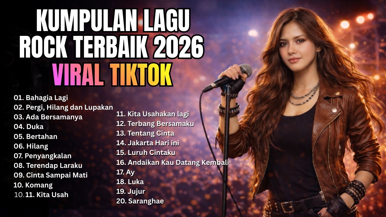 KUMPULAN LAGU ROCK COVER TERBAIK 2026 VIRAL TIKTOK  - Playlist Rock Indonesia Hits & Nostalgia!