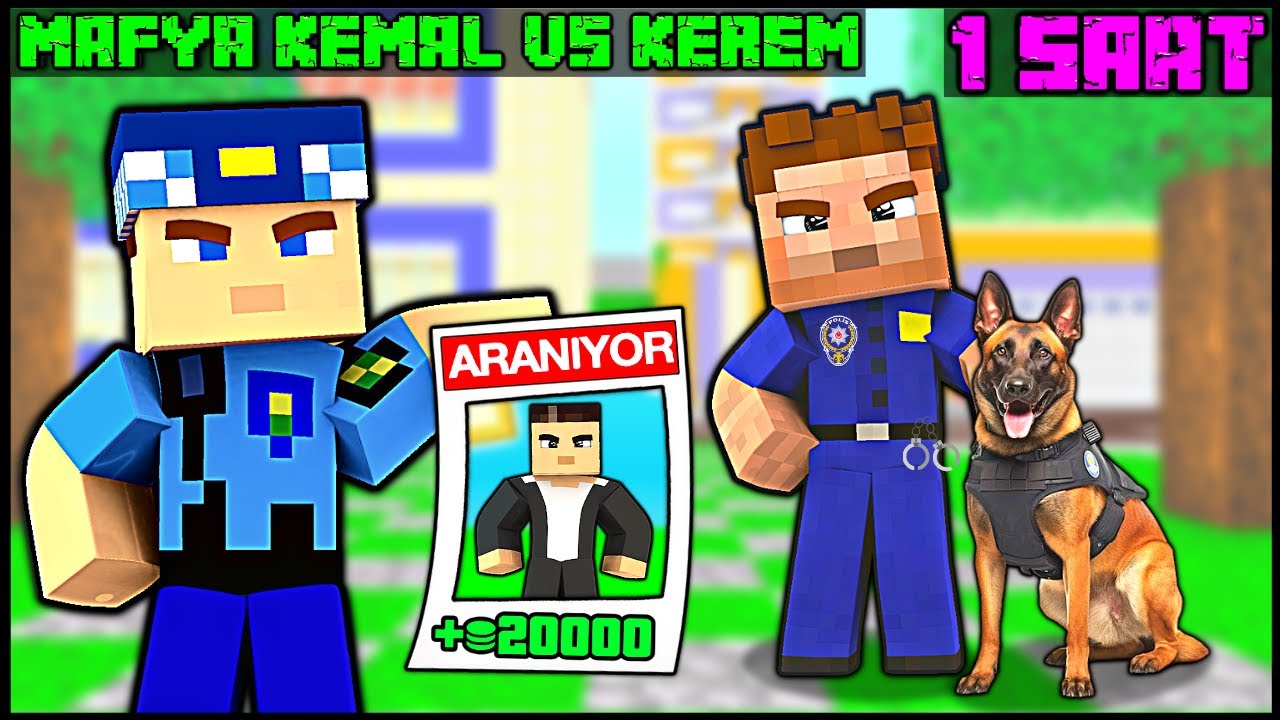 MİNECRAFT KEREM KOMİSER VS MAFYA KEMAL FİLMİ! 😱 -Minecraft