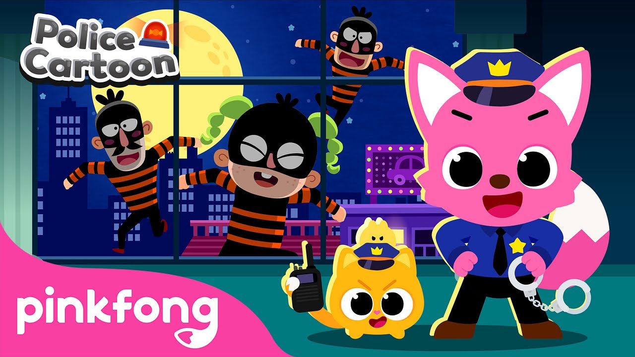 Catch the Thief in the City! | Game Play | Pinkfong The Police | Official Pinkfong