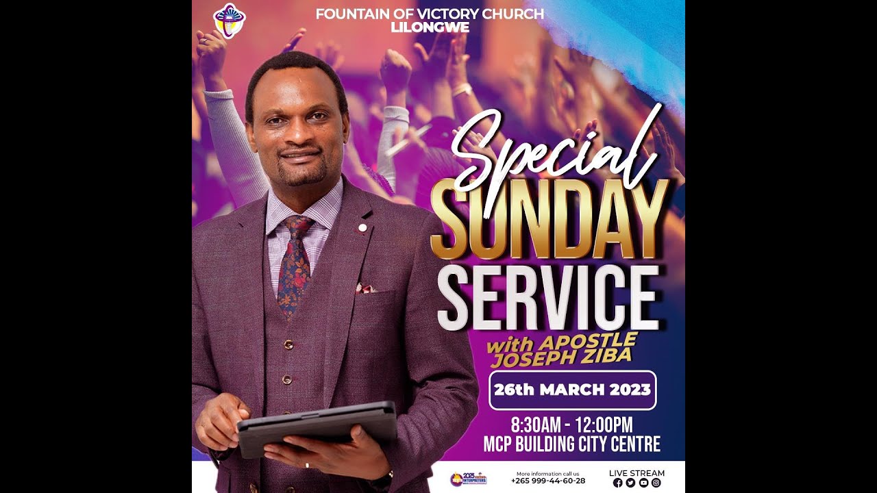 SPECIAL SERVICE  WITH APOSTLE JOSEPH ZIBA | 26.03.2023