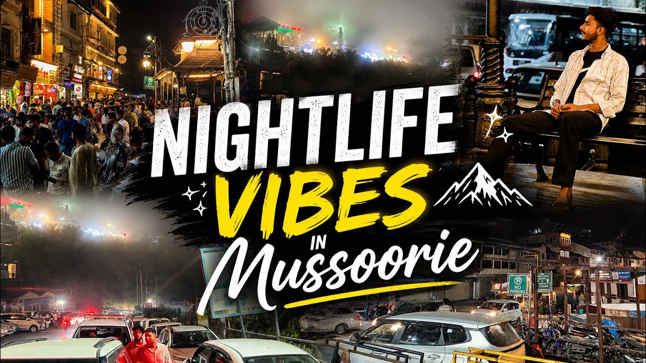     Mussoorie at Night ✨ Crowd, Lights & Mountain Vibes