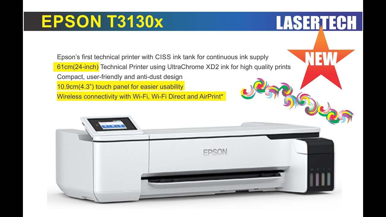 Epson T3130x DEMO/Detailed explaination, Its improved version of  epson t3130n