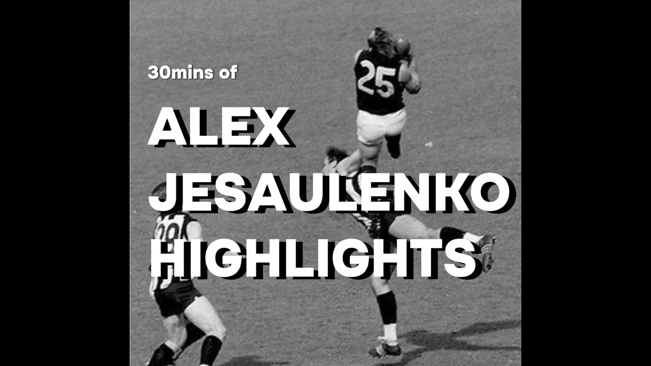 30 minutes of Alex Jesaulenko highlights - Carlton and St Kilda.
