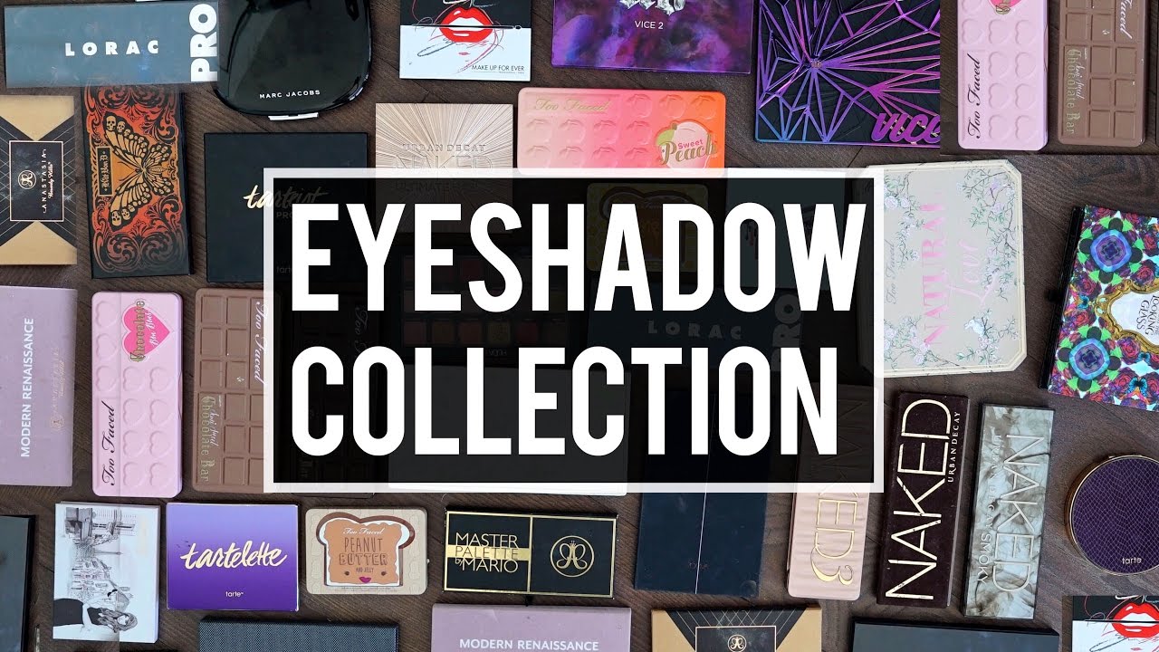 My EYESHADOW PALETTE COLLECTION: DECLUTTER & Mini REVIEWS | Jamie Paige