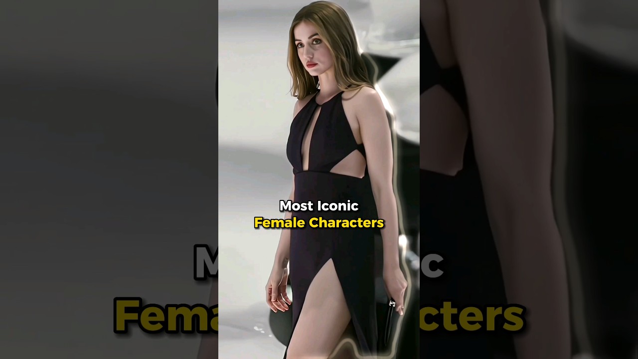 Most Iconic Female characters #movies #galgadot #anadearmas #shortsfeed