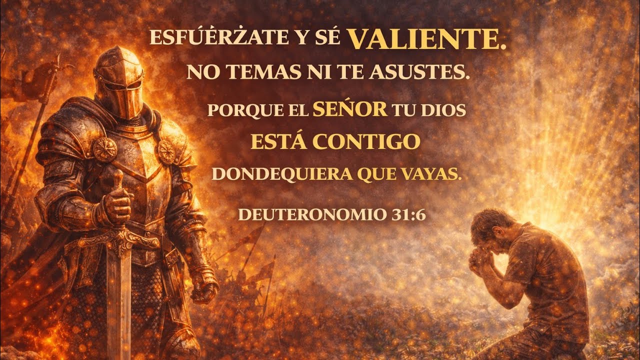 ¡Sé fuerte y valiente! 💪 | Deuteronomio 31:6 Explicado