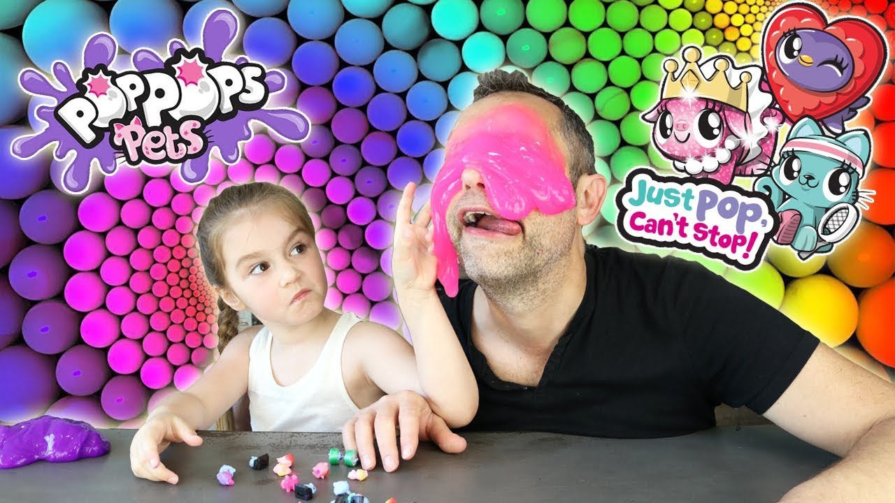 POPPOPS PETS : On éclate des BULLES de SLIME ! ON NE PEUT PLUS S'ARRETER ! Satisfaisant !