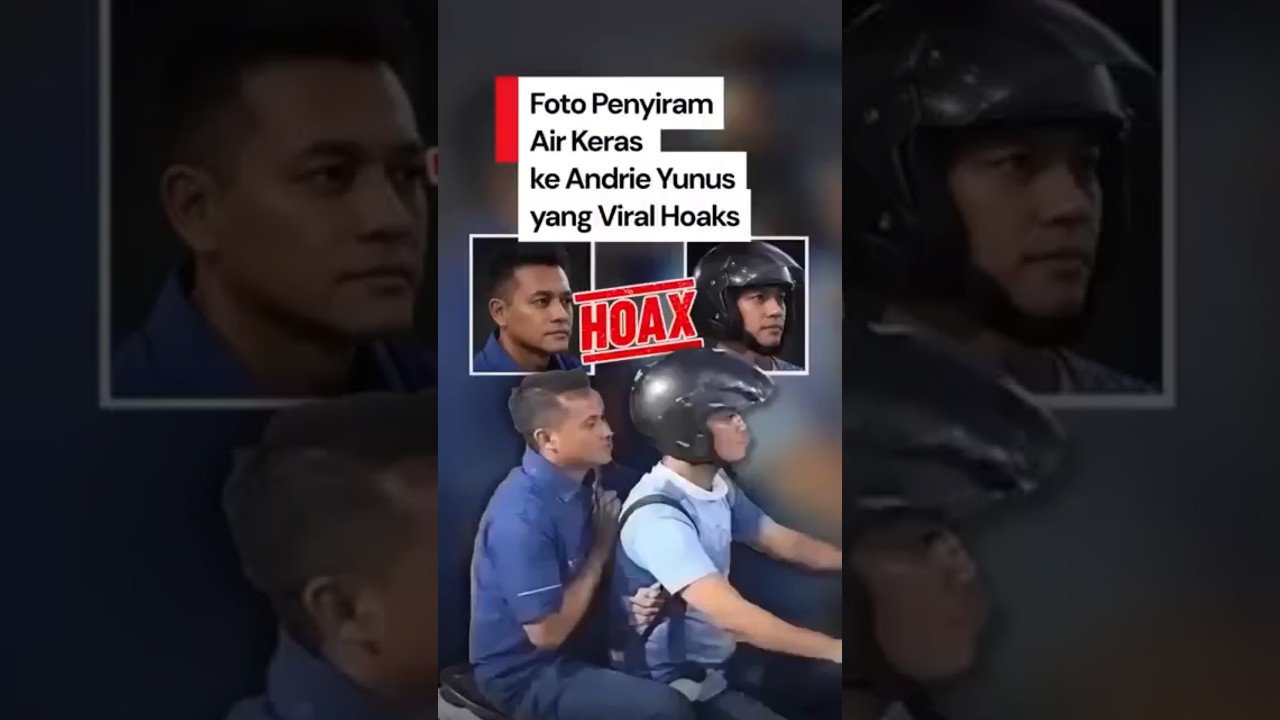 Polisi Pastikan Foto Viral Pelaku Penyiraman Andrie Yunus Adalah Hoaks