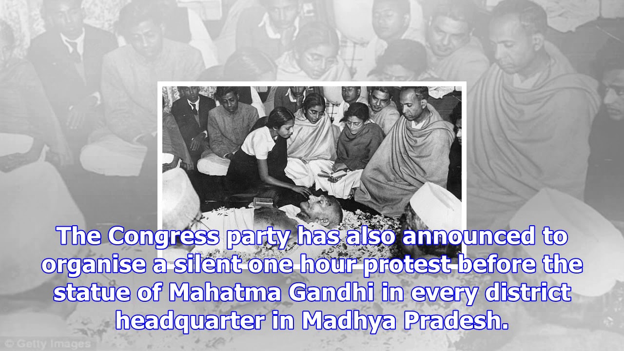 Mp government mute on action against those trying to build temple in name of nathuram godse