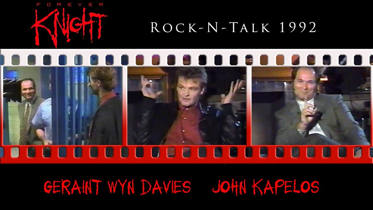 Forever Knight | Rock N Talk Interviews | Geraint Wyn Davies, John Kapelos (October 1992)