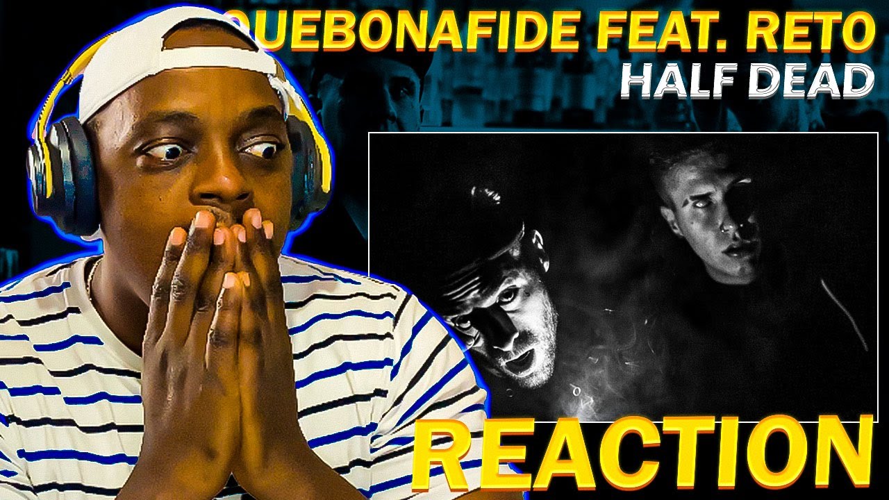 LITERALLY FIRE !!! Quebonafide ft. ReTo - Half dead(REAKCJA !!!)