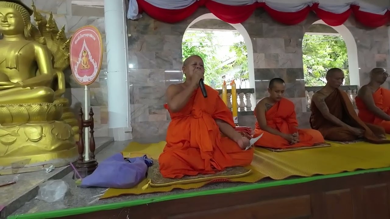 ถวายพระฐาตุพระนอน วัดใหม่เจริญผล