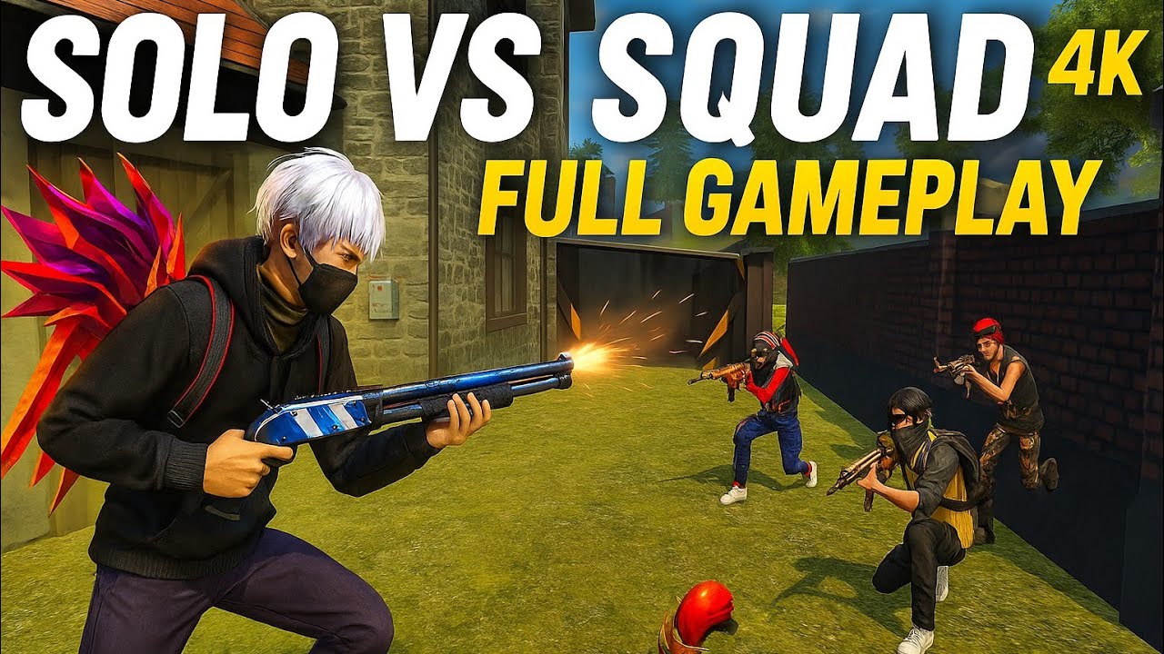 M590 Gun 🔫 Purgatory Map🗺️ | Solo Vs Squad Full Gameplay⚡ | Freefire Highlights [Windson Gaming]