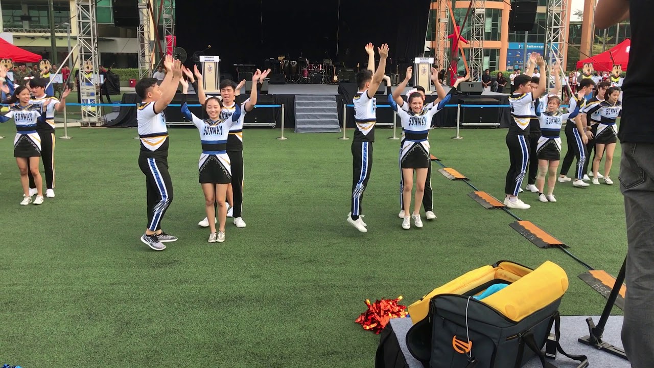 20181007 JOIN HANDS AND MAKE THE PLEDGE BY SUNWAY UNIVERSITY CHEERLEADING (FRONT VIEW)