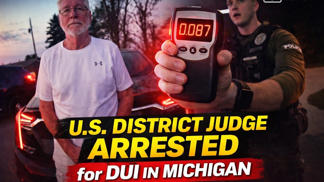 U.S District Judge ARRESTED for DUI in Michigan - Bodycam