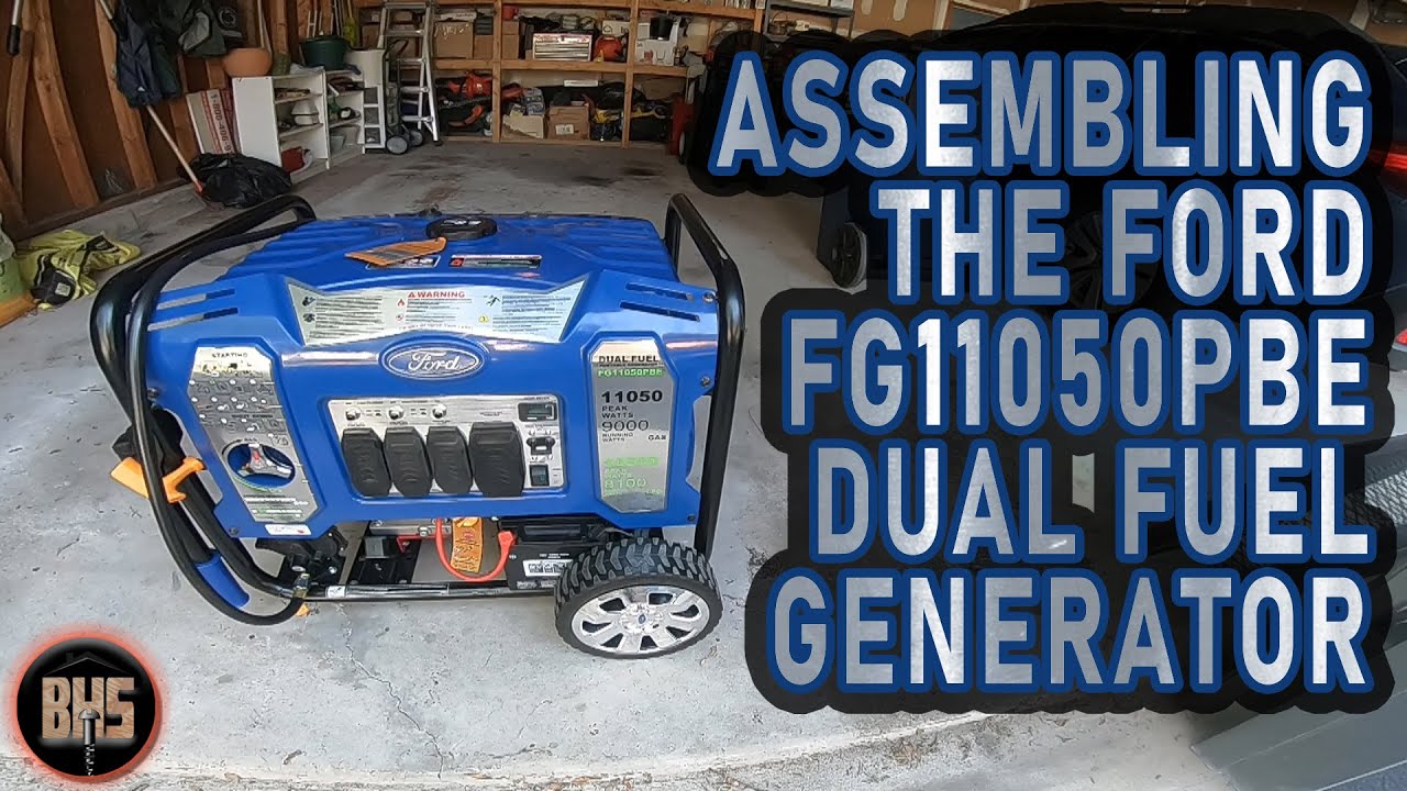 Assembling the Ford FG11050PBE Dual Fuel Generator