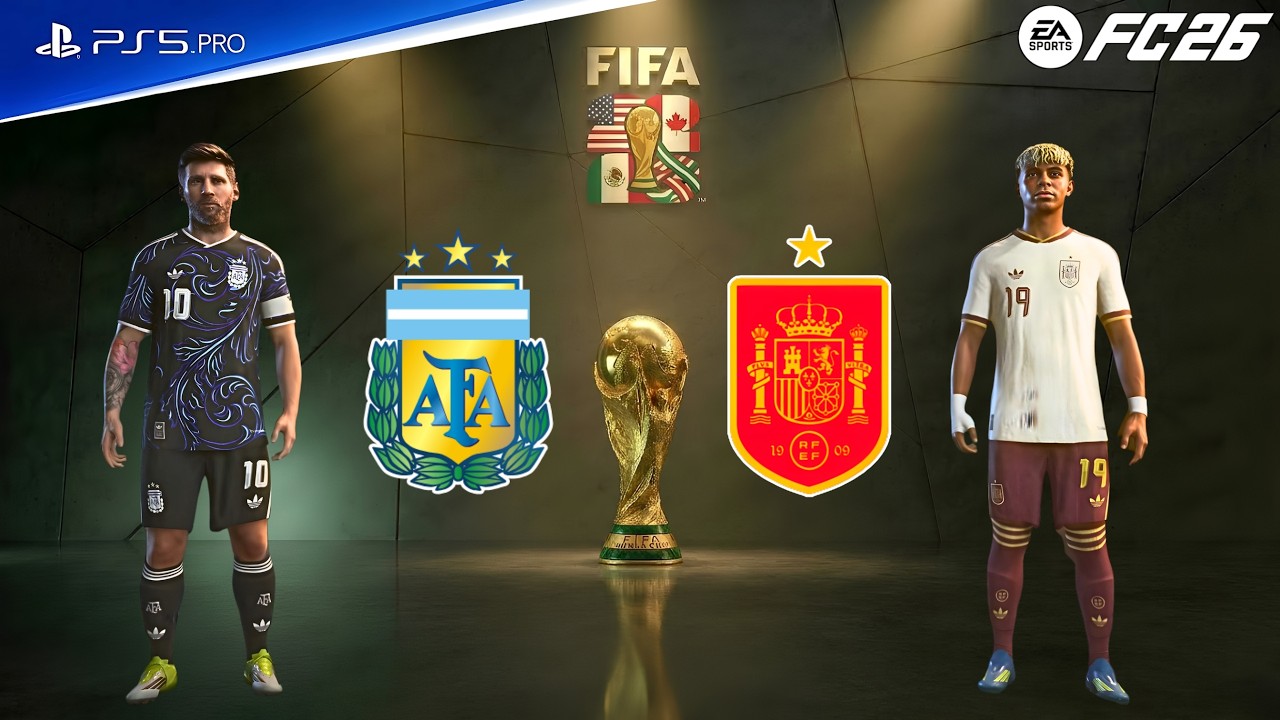 FC 26 &mdash; Испания против Аргентины | Чемпионат мира по футболу FIFA | С участием Унаи Симона, Унаи ...