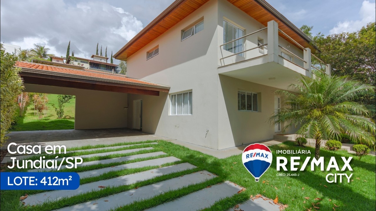 🏠CASA À VENDA | Casa em condomínio com 412m² em Jundiaí, São Paulo | REMAX CITY
