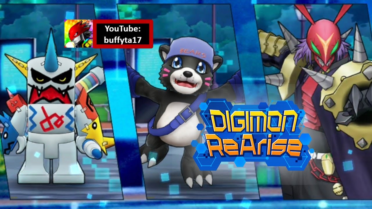Digimon ReArise GL - The adventures of the Graffiti Knight (Omekamon) and the bear cub (Bearmon) SDQ