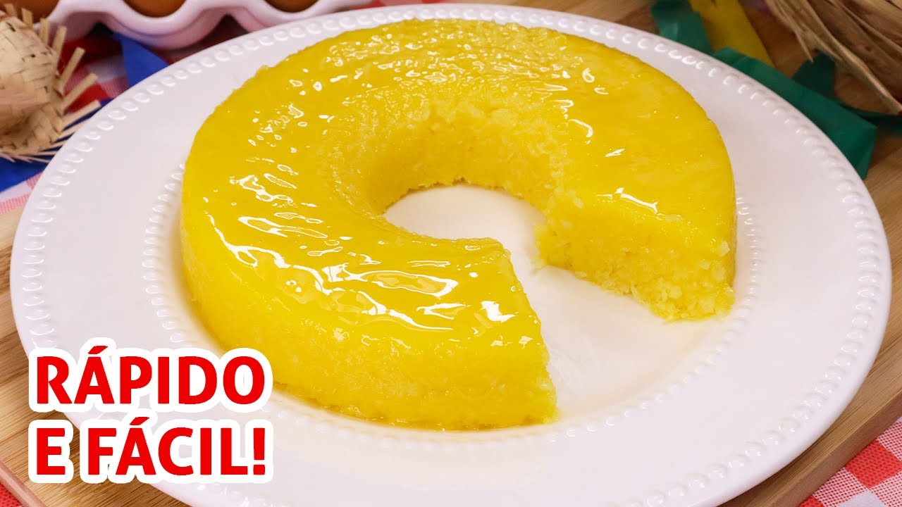 QUINDÃO FÁCIL DE COCO - QUINDIM GIGANTE | Receita