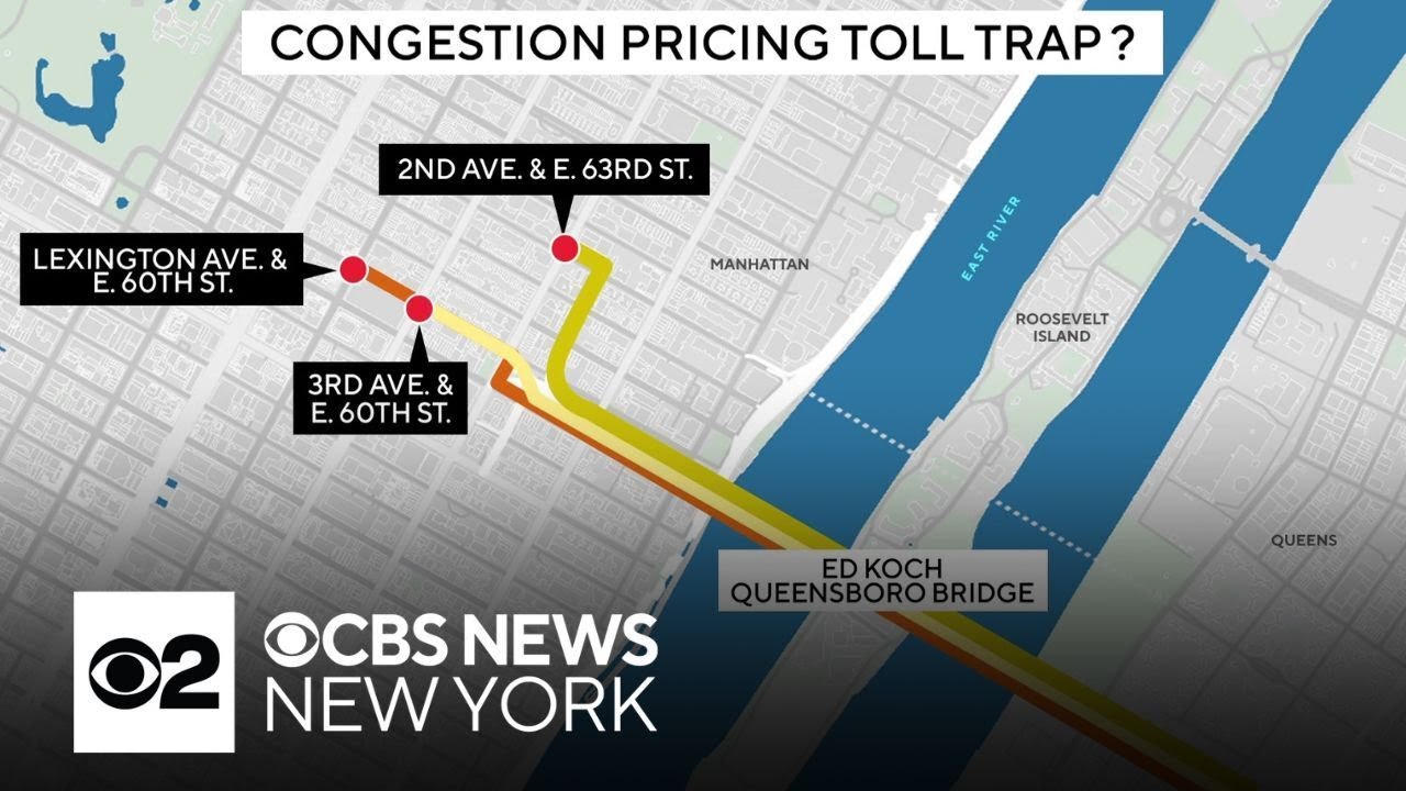 Congestion pricing tolls apply for some Queensboro Bridge drivers, MTA says
