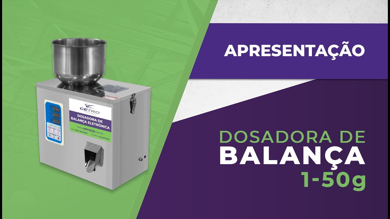 Dosadora de Balança 1-50g