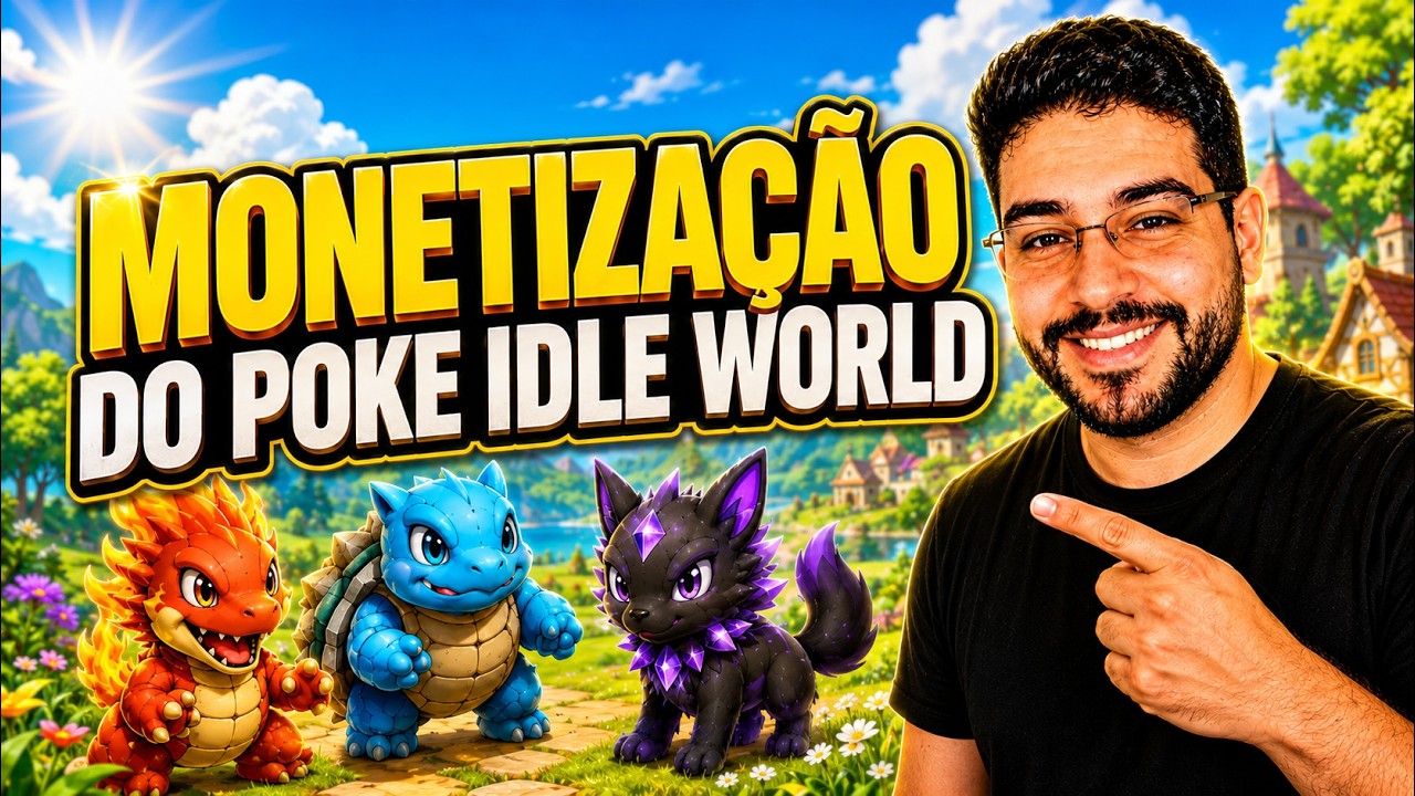 POKE IDLE WORLD (POKE TIBIA IDLE) - MONETIZATION REVEALED! THE BEST GAME MARKET! RMT ON FIRE!