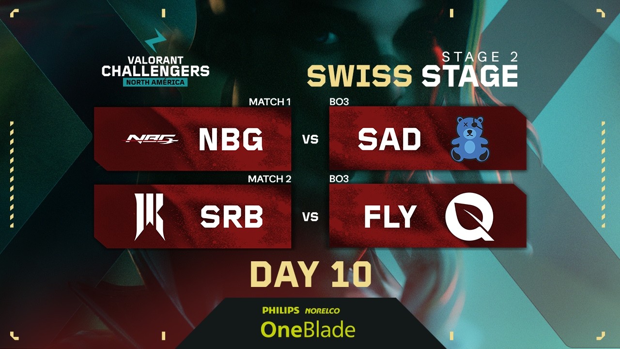 NBG vs SAD | SRB vs FLY | VALORANT Challengers NA | Week 4 Day 2 | A | Swiss Stage 2