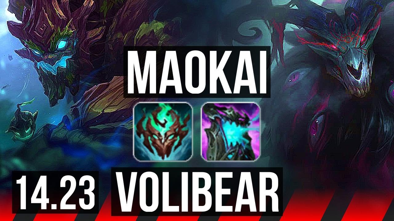 MAOKAI vs VOLIBEAR (TOP) | KR Master | 14.23