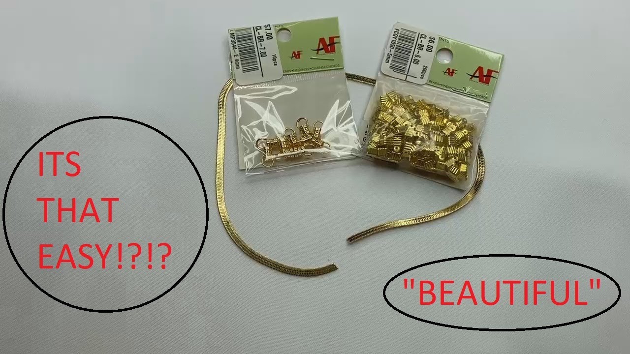 How To Clasp A Herringbone Chain
