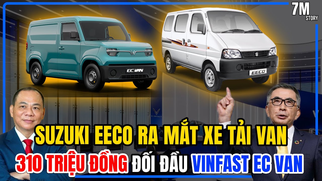 SUZUKI EECO RA MẮT XE TẢI VAN GIÁ 310 TRIỆU ĐỒNG ĐỐI ĐẦU VINFAST EC VAN