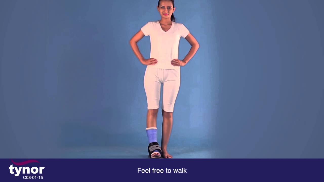 How to wear Tynor Cast shoe
