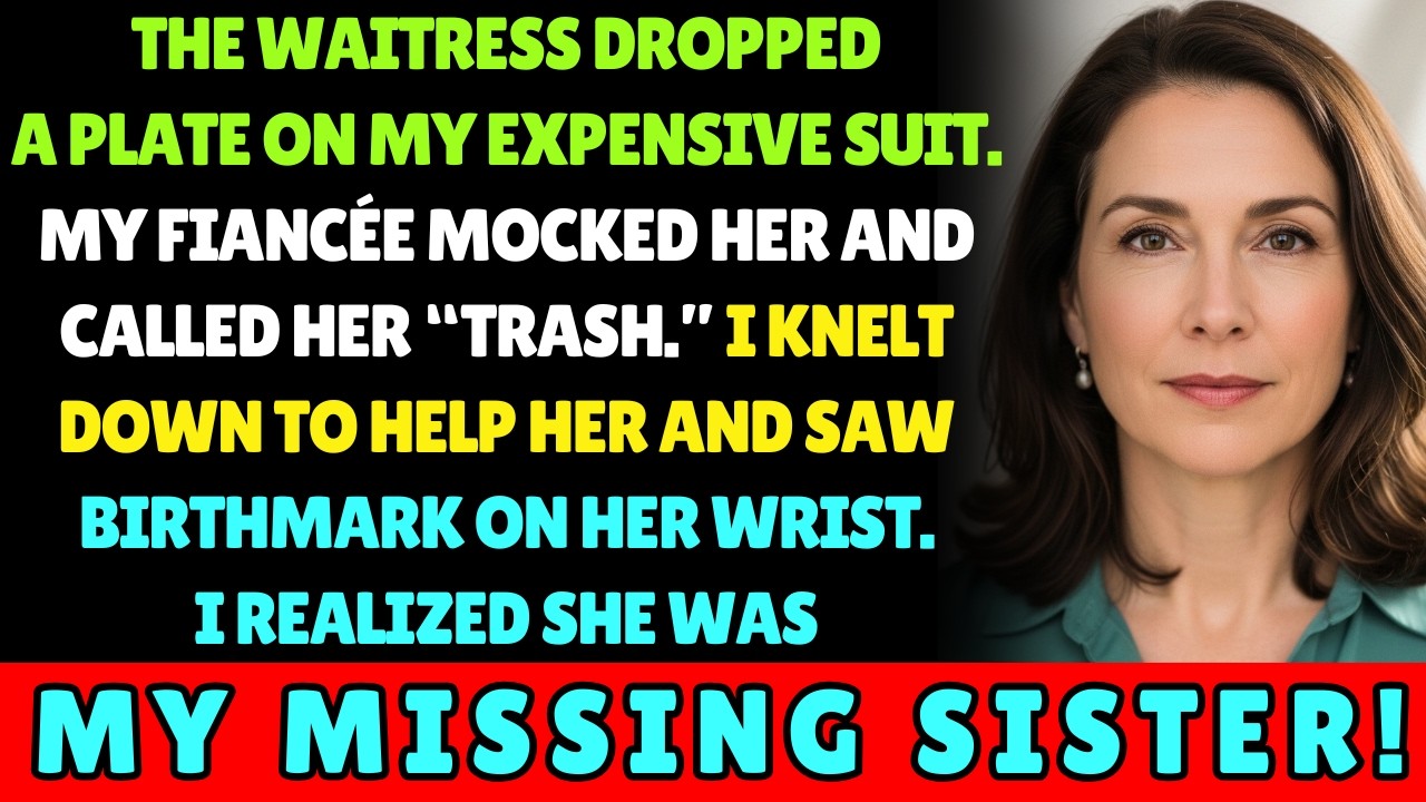 My fiancée called the waitress trash. But when I saw the mark on her wrist, my heart stopped.